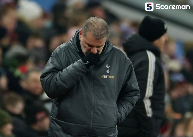 토트넘, 빌라 원정 1-2 완패→FA컵 탈락